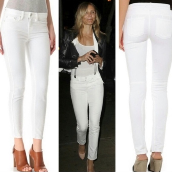 vince white jeans